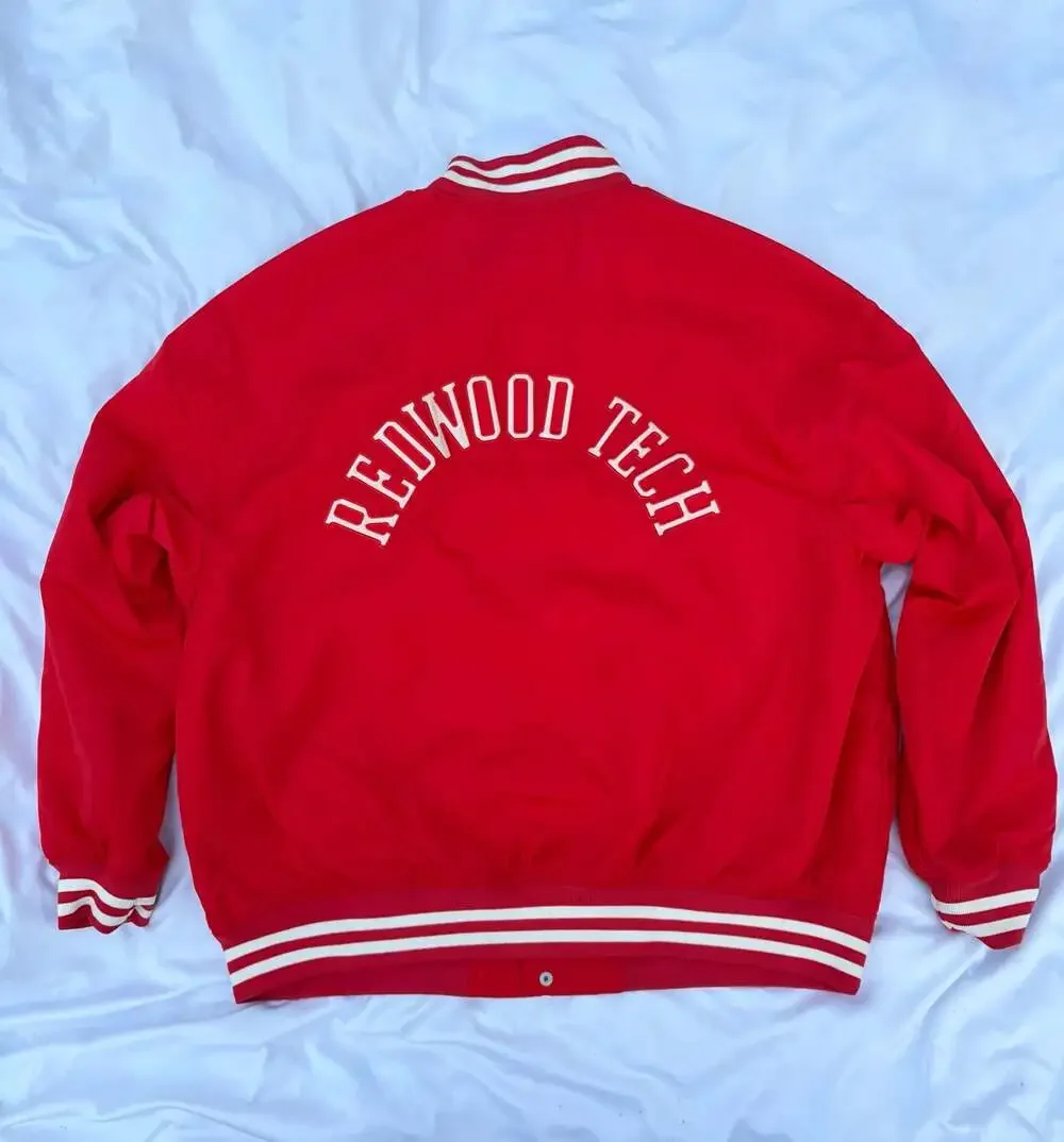 Levi's Gold Tab Baseball Jacket Redwood Tech Red Varsity Jacket Bomber Large